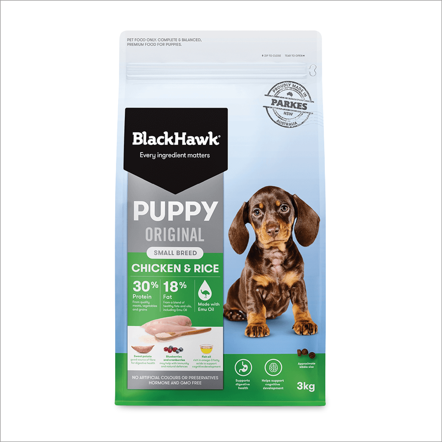 Black Hawk Original Chicken and Rice for Small Breed Puppies