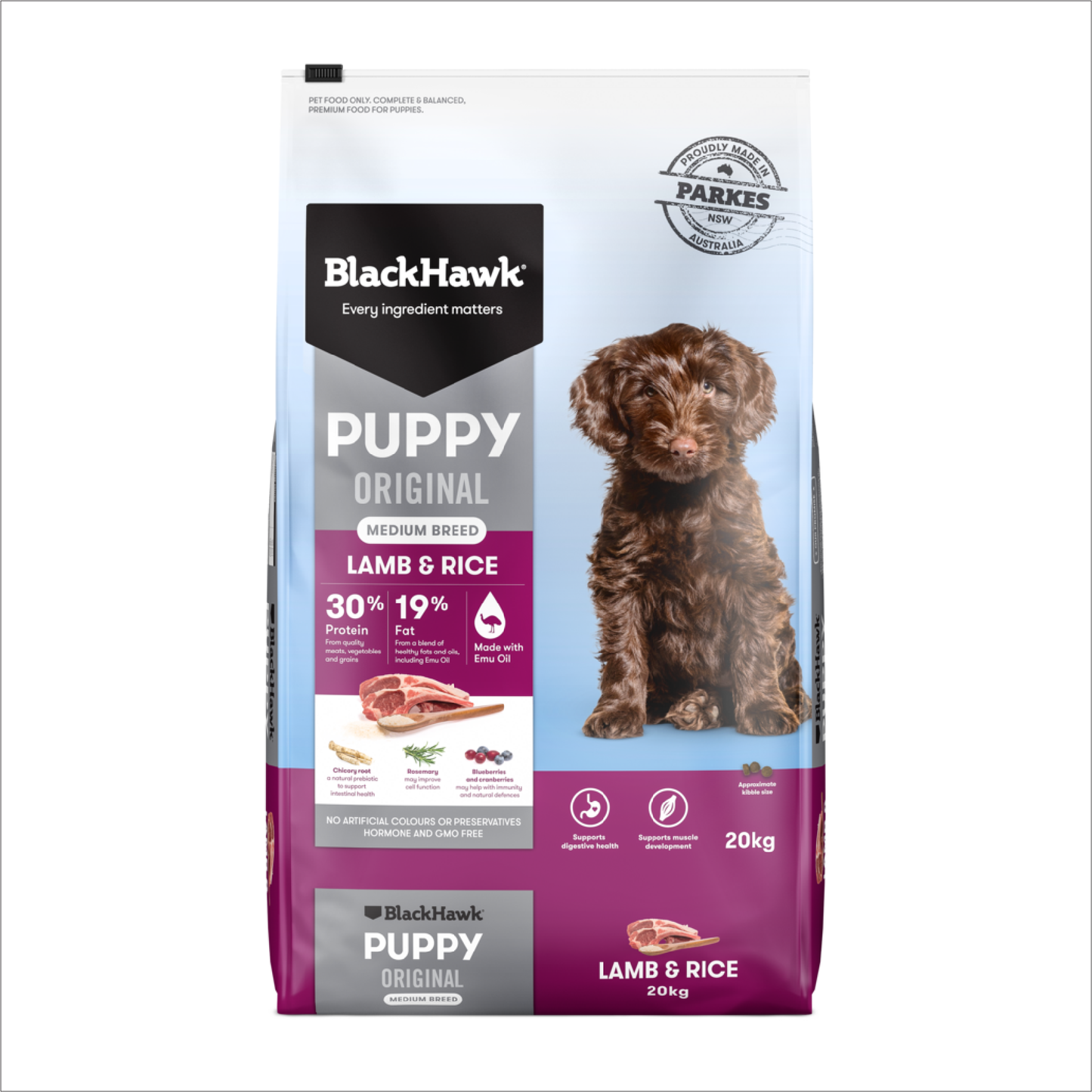 Black Hawk Original Lamb and Rice for Medium Breed Puppies