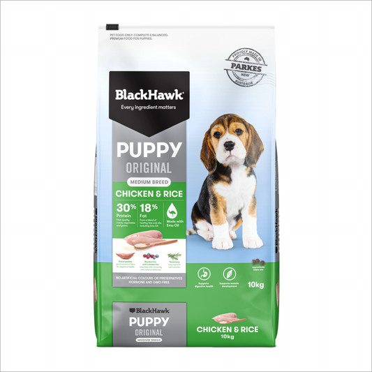 Black Hawk Original Chicken and Rice for Medium Breed Puppies